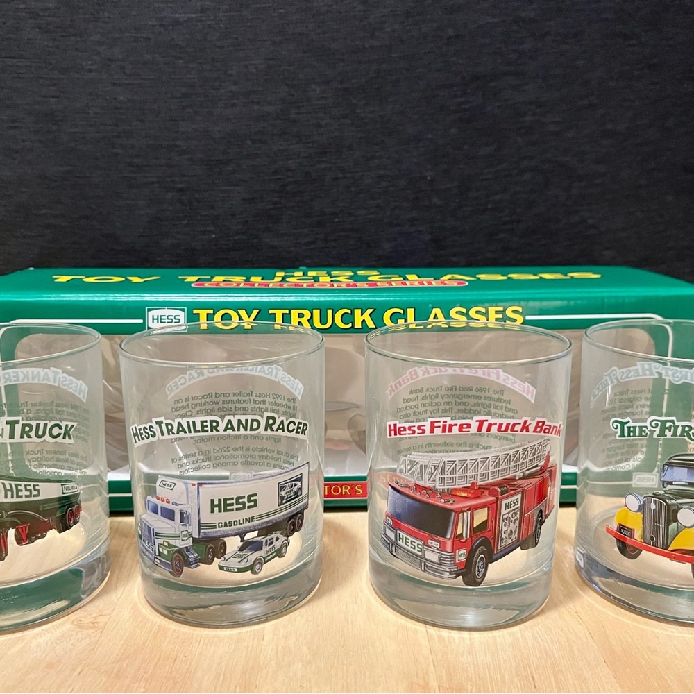 Hess 1996 Toy Truck Collector's Series Glasses New in Original Box